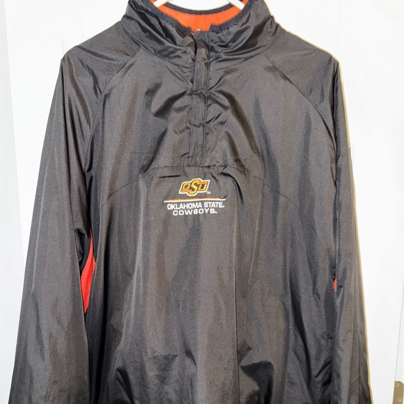 MENS REVERSEABLE OSU COWBOYS PULLOVER - Picture 1 of 5